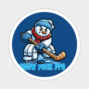 Snowman - Snow Puck Pro Magnet